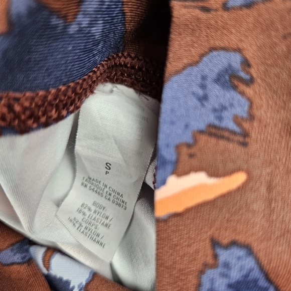 Aerie Chill Play Move Activewear Leggings Leopard Cheetah Small - Picture 4 of 7